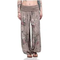 OriginalYou Haremshose Sommerhosen luftige Flatterhose für Damen leichte Pumphosen BOHO bequemer Bauchbund, hautfreundliches Material, weites Bein