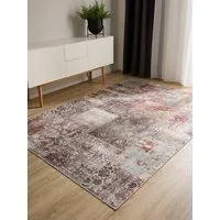 benuta Teppich George, rechteckig, Höhe: 5 mm, Vintage-Look, Kurzflor, Teppich Wohnzimmer, Schlafzimmer, Waschbar