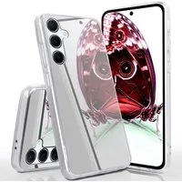 moex Handyhülle für Samsung Galaxy A56 5G Hülle Spiegel Mirror Case Silber 6,7 Zoll, Silikon Handyhülle verspiegelte Rückseite Stylische Handy Schutzhülle