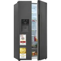 exquisit Side-by-Side SBS5530-CT-010C, 178,8 cm hoch, 91,1 cm breit, 528 l Nutzinhalt gesamt, 4 Sternefach, Energieklasse C, 37 dB