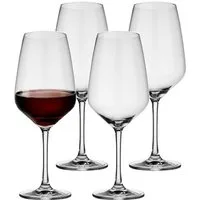 Villeroy & Boch Rotweinglas Voice Basic Rotweingläser 200 ml 4er Set, 4-tlg., Glas