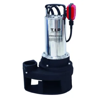 T.I.P. Schmutzwasser Baupumpe - Edelstahl mit Schneidwerk, 18.000 l/h, 50 mm Korngröße, bis 90°C, Extrema CUT 300/18 CX 30277