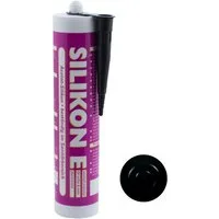 ARLI Silikon 310ml schwarz Universal, gebrauchsfertig, (1-tlg), Universal Sanitär Bad Dusche Küche Fuge Fenster innen außen