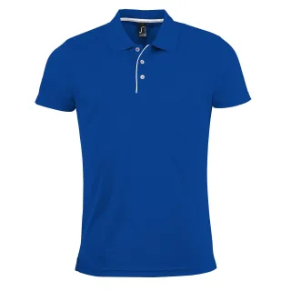 SOLS Mens Performer Kurzarm-Pique-Poloshirt (Königsblau)