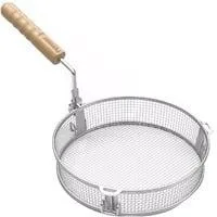 Frittierkorb fryba, Grillkorb edelstahl/holz, für Feuertöpfe ft6 und ft9