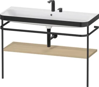 Duravit Happy D.2 Plus c-bonded Set mit Metallkonsole Mediterrane Eiche Matt 1175x490x850 mm - HP473 HP4739E71710000