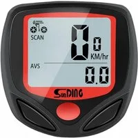 RACEL Fahrradcomputer Fahrradcomputer LCD Tacho Wasserdicht Kabelgebunden Kilometerzähler (1-St), Wasserdicht & präzise