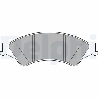 Delphi Bremsbel?ge vorne Ford Ranger LP2484