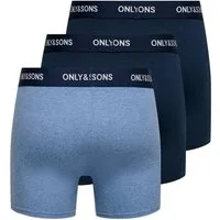 ONLY & SONS Trunk ONSFITZ SOLID BLACK TRUNK 3PACK NOOS (Packung, 3-St)