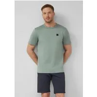 s.Oliver Kurzarmshirt T-Shirt T-Shirt aus Edeljersey mit Crew Neck