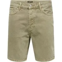 ONLY & SONS Shorts ONSEDGE SAND 7981 TAI DNM SHORTS NOOS