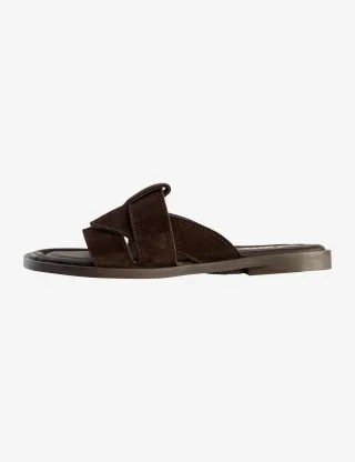 Brax Damen Pantolette Style ALMA dark brown, dunkelbraun, Gr. 38