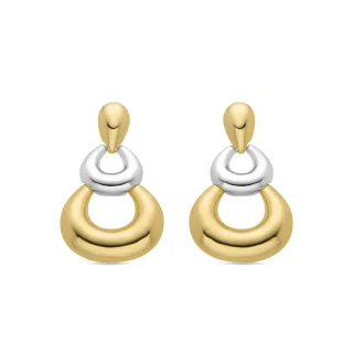 Luxenter-Ohrringe aus 18k Gelbgold - Aured