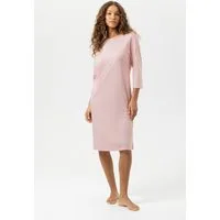 Mey Nachthemd Mey Damen Nachthemd 3/4 Arm Serie Simple Stripes (1-tlg) Feminines Nachthemd, Gemustert, Interlock, Baumwolle