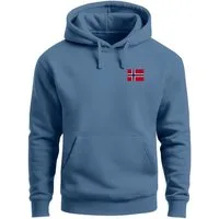 Neverless Hoodie Hoodie Herren Norway Flag Kapuzensweatshirt Norwegen Flagge