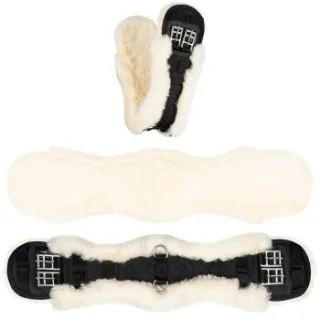 Equinate Kurzgurt Luke anatomisch Lammfell naturfarben 60 cm