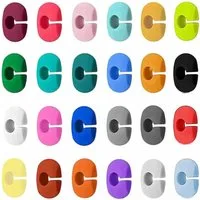 FELIXLEO Küchenorganizer-Set Silikon Glasmarker Wiederverwendbar Weinglas Trinkglas Markierung, (30-tlg)
