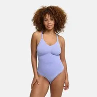 cfab (creamy fabrics) Shaping-Body Bodysuit Sculpting Shapewear mit String-Soft Violet-2XL (1-tlg)