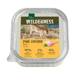 REAL NATURE WILDERNESS Nassfutter Katze, Adult Pure Chicken 16x100 g