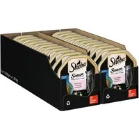 Sheba SHEBA® Schale Sauce Collection Sauce Lover mit Lachs MSC 2 x 11 x 85g, Nassfutter für: Katze