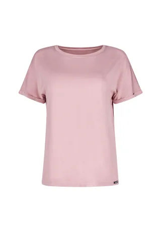 SKINY - Skiny Damen Shirt kurzarm Night In Mix & Match woodrose - Gr. - 38