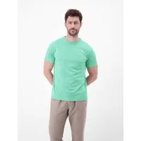 LERROS Rundhalsshirt Rundhals T-Shirt aus Baumwolle 100% Baumwolle, einfarbig, angenehmer Tragekomfort