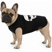 KARL LAGERFELD Hundeshirt Haustiere Hunde Katze Hund T-Shirt MIt Karl motiv, Ikonische Sonnenbrille und charakteristischer Zopf