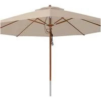 anndora-sonnenschirm Sonnenschirm 4m rund Gartenschirm Marktschirm, wasserabweisende Oberflächen