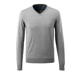 MASCOT Herren Strickpullover FRONTLINE Grau-meliert L - 50635-989-08-L