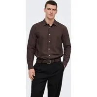 ONLY & SONS Langarmhemd ONSCAIDEN LS SOLID LINEN SHIRT NOOS Baumwollmischung mit Leinen, slim fit