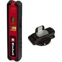 Lasernivelliergerät TC-LL 1, Linienlaser schwarz/rot, rote Laserlinie, mit Wasserwaage