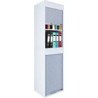 VCM Aktenschrank Aktos XL 186x50x40cm Aktenschrank mit Rollladen, Büromöbel