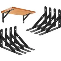 TUWENA Wandregalhalter 8 Stück Regalwinkel Schwerlast, Metall Regalhalterung für Wandmontage