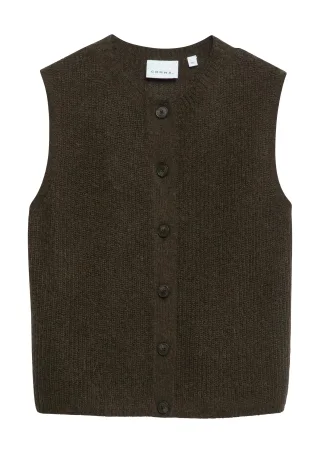 comma - Strickjacke braun - Gr. - 38