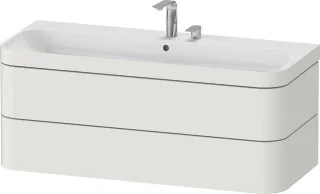 Duravit Happy D.2 Plus c-bonded Set wandhängend Nordic Weiß 1175x490x480 mm - HP4639E39390000 HP4639E39390000