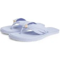Tommy Hilfiger TH SCANDI SOFT SUMMER SANDAL Zehentrenner Sommerschuh, Strandschuh mit Schmuckelement