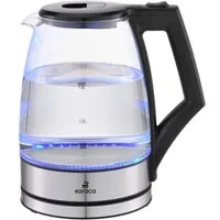 Karaca Wasserkocher Karaca Glacia Glas Wasserkocher, 2200W, 1,8L, Transparent
