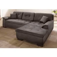 Home affaire Ecksofa BERGEN 267x178 cm, elegantes Design, whlw. mit Bettfunktion L-Form