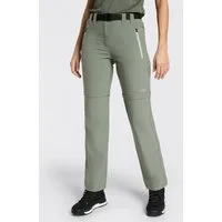 CMP Zip-off-Hose WOMAN ZIP OFF PANT (Set, mit Gürtel) mit Reißverschlusstaschen, elastisches Material, schnell trocknend