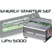 Absima RC Energy Starter Set 5000 (LiPo/Cube 2.0) 4200032 Akku Starter-Set