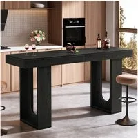 Tribesigns Bartisch Extralanger Bartisch 180 cm, Küchentisch, rechteckiger Stehtisch