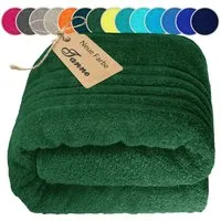 Lashuma Saunatuch XXL Handtuch London, Frottee (1-St), Badetuch Damen & Badehandtuch Herren 100x200 cm - Saunahandtuch 80x220