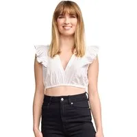 Krüger Madl Dirndlbluse Krüger Dirndlbluse 'Ileyna' Flügelarm 318069, Ecr