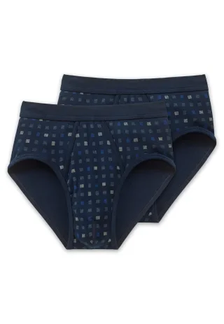 SCHIESSER - 2PACK Sportslip navy - Gr. - 7