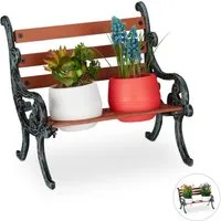 relaxdays Blumenbank Mini Blumenbank, S