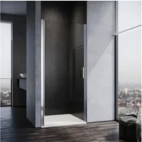SONNI Dusch-Pendeltür Nischentür, Höhe: 195, Pendeltür Dusche, Breite: 70 / 80 / 86 / 90cm, 70x195 cm, mit NANO Beschichtung