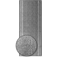 Karat Teppich Läufer Olymp, Flur Teppichläufer im Rauten Design, rutschhemmender Gelrücken, Polyamid Flurläufer für Flur & Wohnzimmer