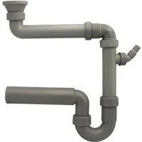 Haas Otto Siphon Adapter für IKEA®-Spülen-Ablauf-und Siphon 1 1/2" DN50
