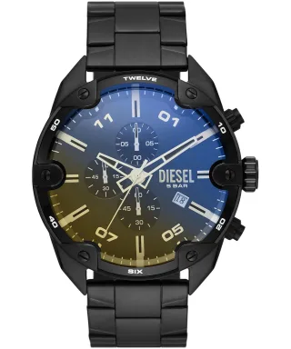 Diesel Spiked Schwarz Herren Armbanduhr DZ4609