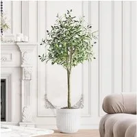 Kunstpflanze Olivenbaum Künstliche Pflanzen Höhe 120cm/150cm/170cm/180cm/210cm Olivenbaum, NAIMP, Höhe 150 cm